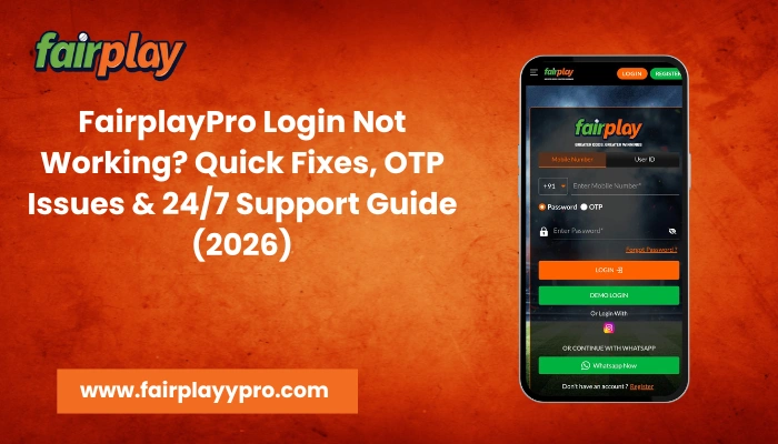FairplayPro Login Issues? Fix OTP Problems and Access 24/7 Support (2026 Update)