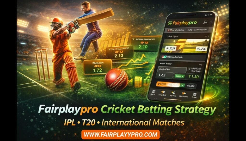 Fairplaypro Cricket Betting Tactics: How to Win More in the IPL, T20s, and International Series