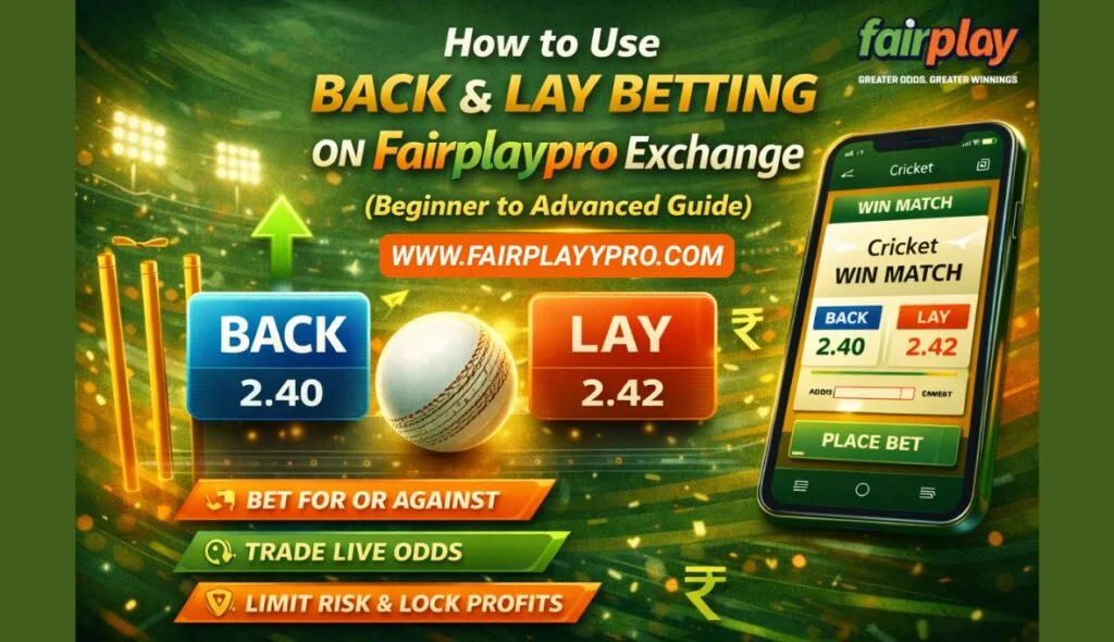 Getting Started with Back & Lay Betting on the FairplayPro Exchange