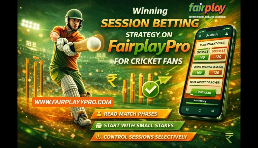 Maximizing Your Wins: The Best Session Betting Strategies for Cricket Enthusiasts on Fairplaypro
