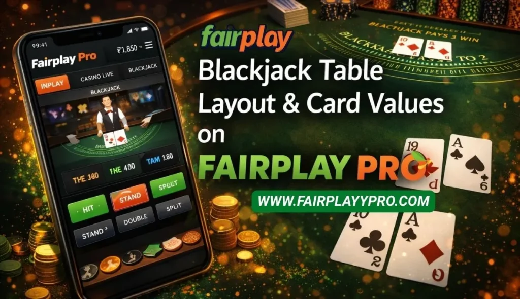 Understanding Blackjack: A Guide to Card Values and Table Layouts on Fairplay Pro