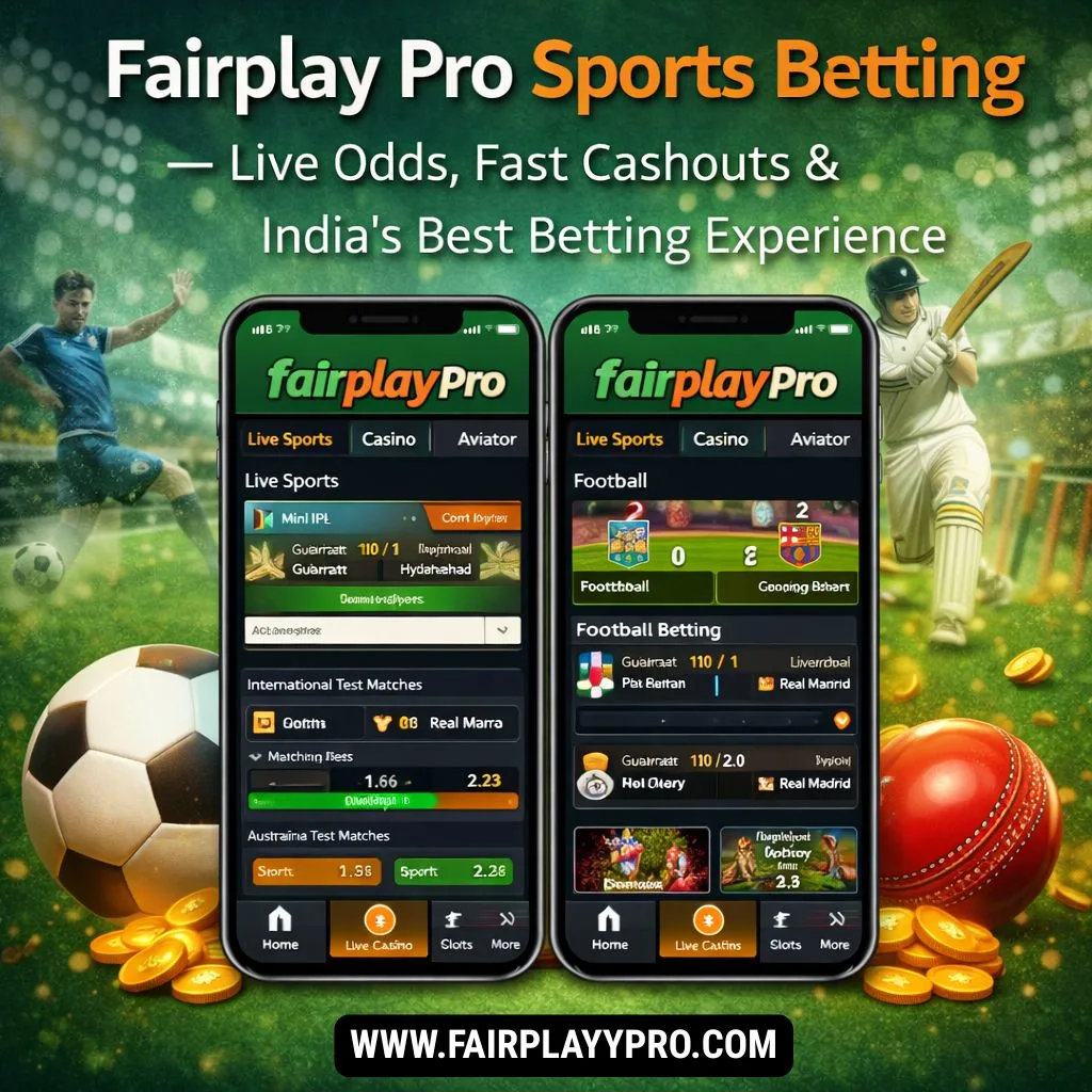 Experience Premium Sports Betting with Fairplay Pro — Live Odds & Rapid Payouts in India