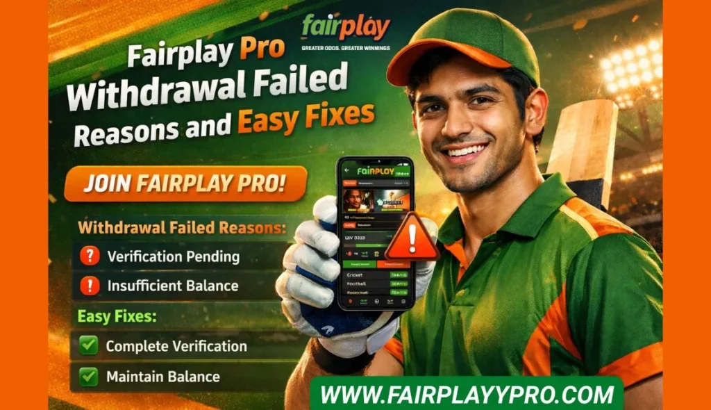 Why Your Fairplay Pro Withdrawal Might Have Failed and How to Solve It Quickly