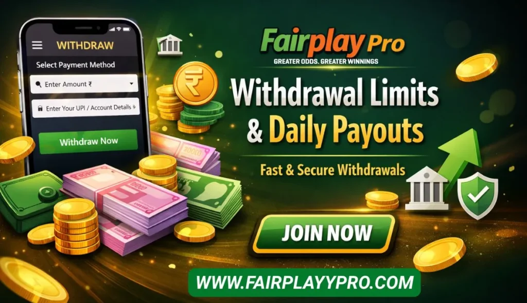 A Detailed Look at Daily Payout Policies and Withdrawal Caps on Fairplay Pro