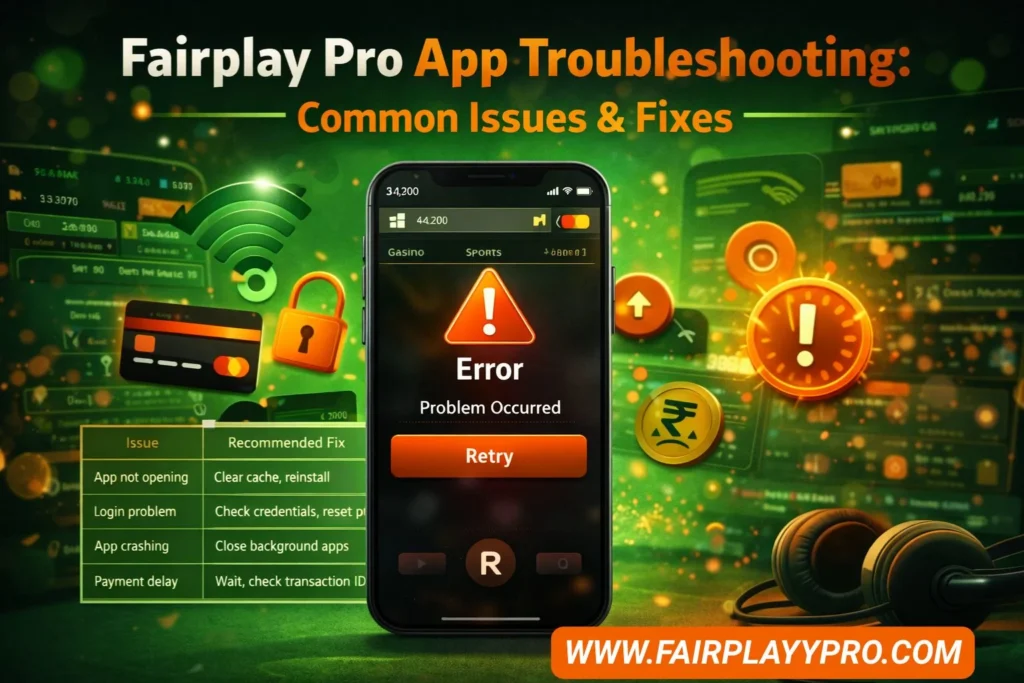 Solving Frequent Problems with the Fairplay Pro App
