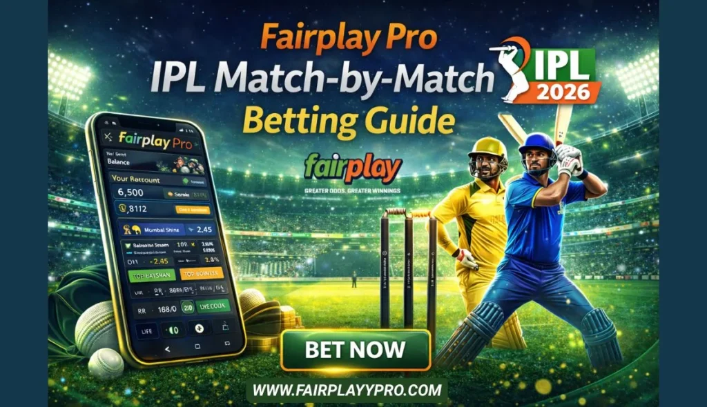 Your Detailed Guide to Game-by-Game Betting for IPL 2026 on Fairplay Pro