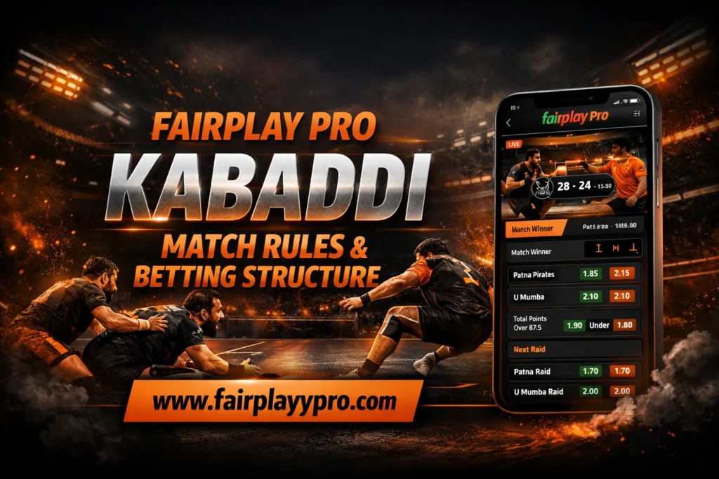 Fairplay Pro: A Guide to Kabaddi Match Regulations and Betting Frameworks