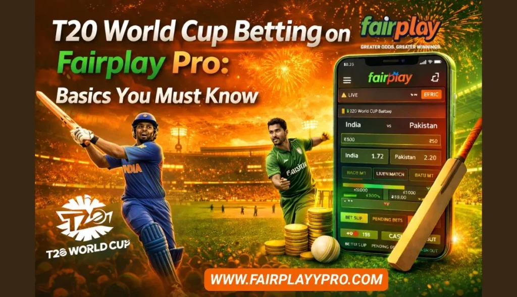 A Beginner's Guide to T20 World Cup Betting via Fairplay Pro