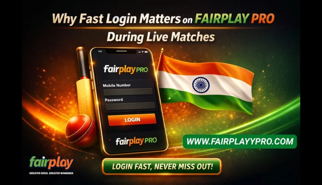 The Importance of a Quick Login on Fairplay Pro During Live Events