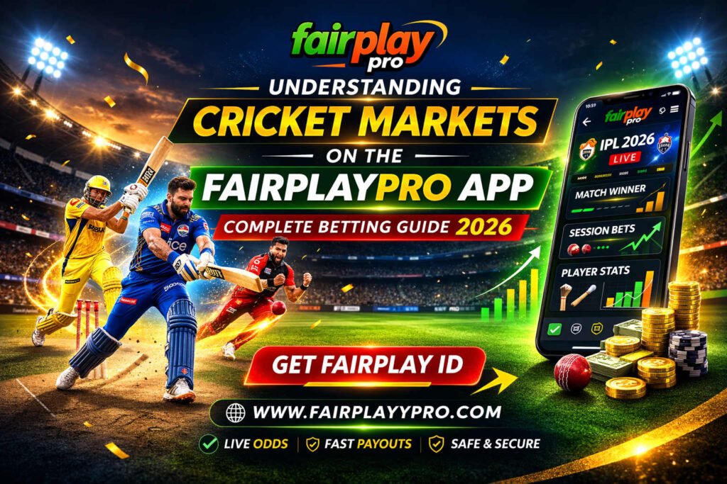 A Deep Dive into Cricket Betting Markets on the Fairplaypro App